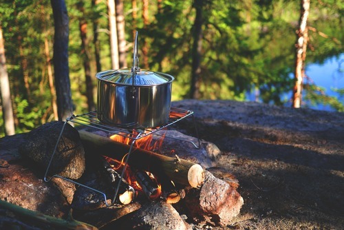 Camping ved Gudenåen